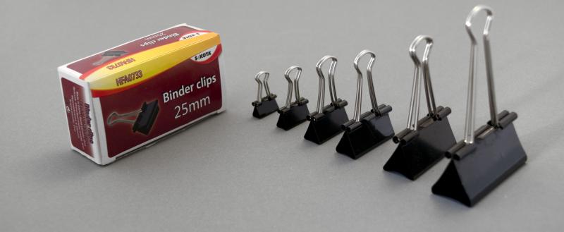 SaKOTA BINDERCSIPESZ 19 MM FEKETE