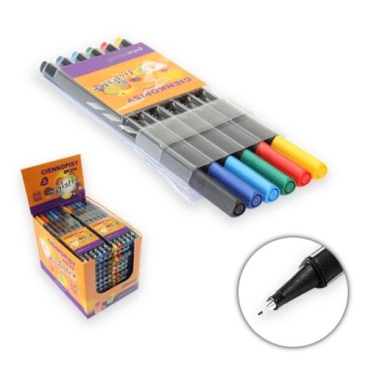 6 DB-OS 3SZÖG TŰFILC KÉSZLET, 0.4 MM