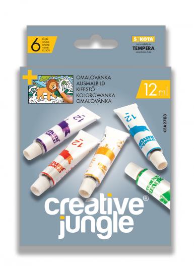 6 -OS CREATIVE JUNGLE -GREY  - EXTRA TEMPERA - 12 ML
