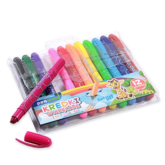12 -ES SILKY CRAYON AKVARELLKRÉTA
