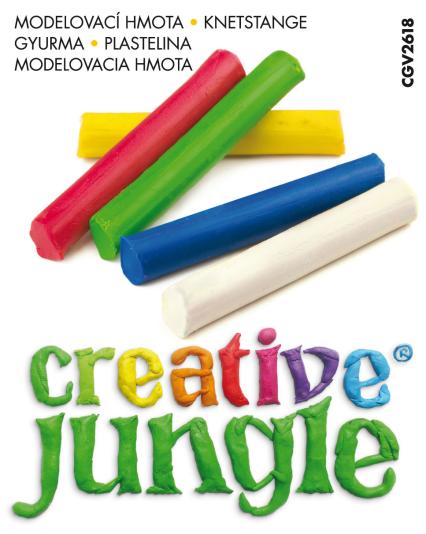 6 DB -OS CREATIVE JUNGLE SZÍNES  GYURMA
