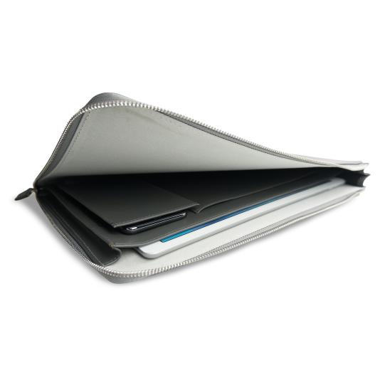 SaKOTA PU MŰBŐR LAPTOP/ TABLET TOK - SZÜRKE
