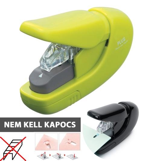 PLUS JAPAN MINI KAPOCS NÉLKÜLI TÜZŐGÉP- ZÖLD
