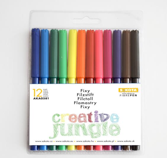 Creative JUNGLE 12 -ES FILCTOLL KÉSZLET

